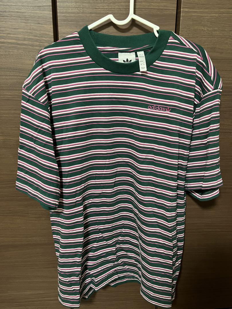 送関込み★adidas Originals★90s ストライプジャージー/Tシャツ adidas originals ストライプTシャツ - メルカリ