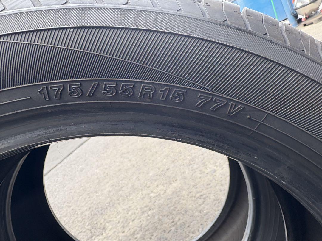 かず様専売品　ヨコハマブルーアースES32 175/55R15サマータイヤ中古品