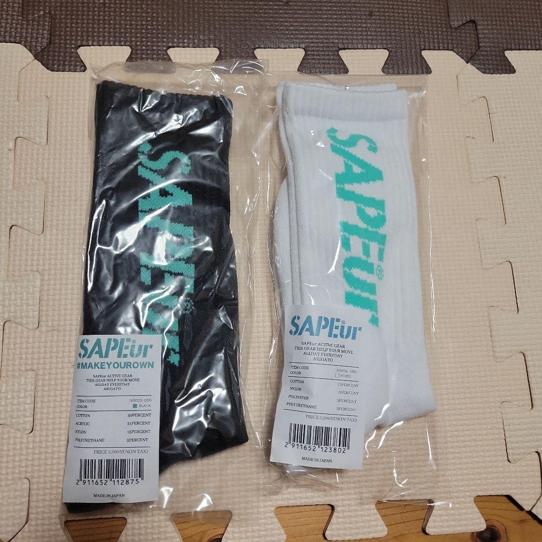 SAPEur ロゴ入りソックス 2足セット - メルカリ