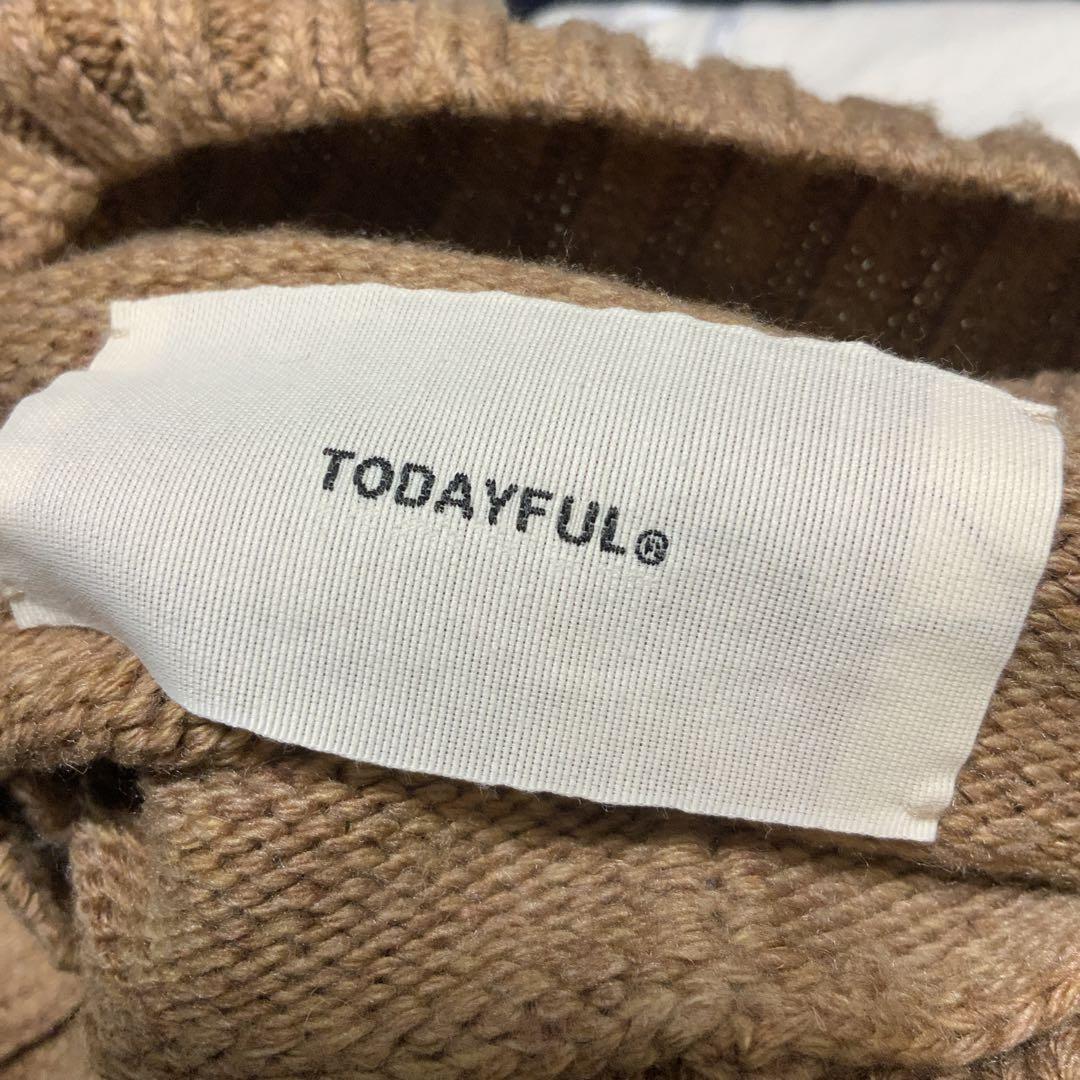 TODAYFUL レイヤードスリーブニット