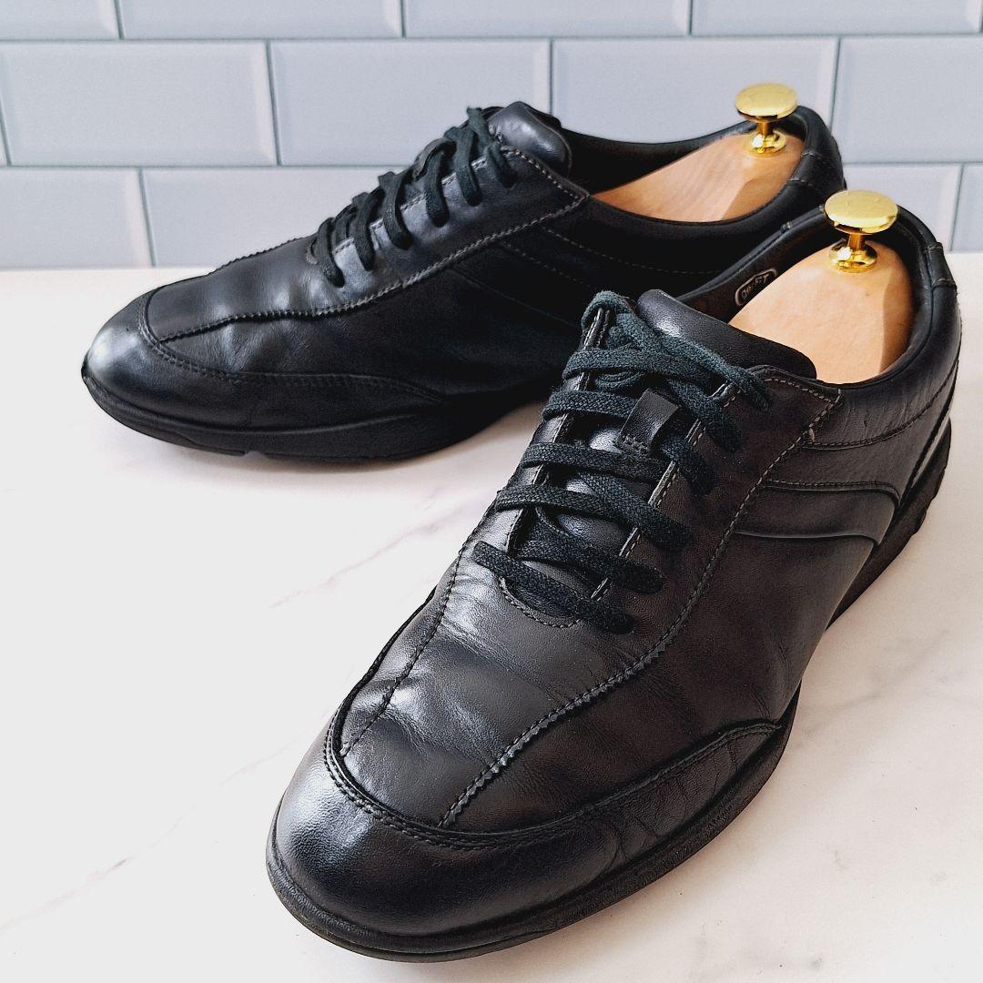 美品 ROCKPORT/ロックポート ベルクロ レザー シューズ【26.0】黒 ROCKPORT ロックポート レザーシューズ テイラー ウォーター