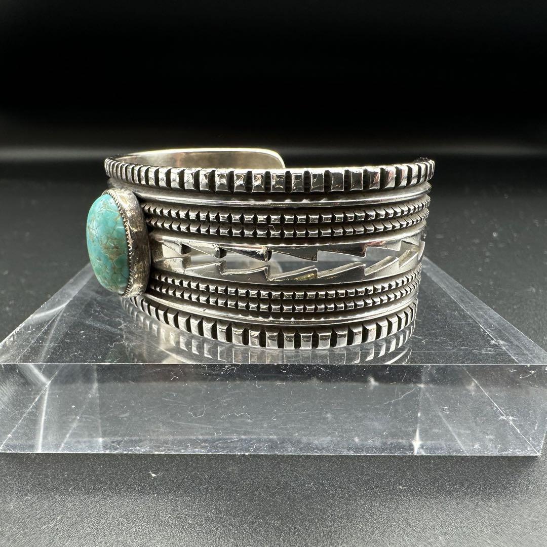 【美品】Navajo Harrison Jim インゴットシルバー バングル