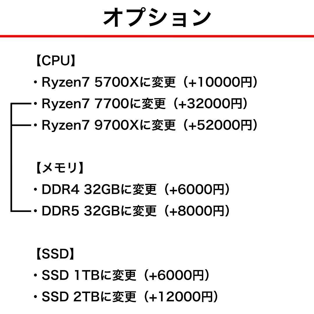 【即納激安ホワイトモデル】RTX4060Ti搭載ゲーミングPCフルセット✨