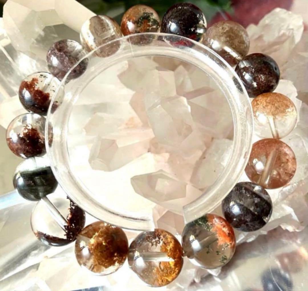 龍の棲む財運を象徴する 究極守護石 龍神龍宮庭園水晶 約12.9±0.9ミリ 龍の棲む財運を象徴する 究極守護石 龍神龍宮庭園水晶 約12.9±0.9ミリ