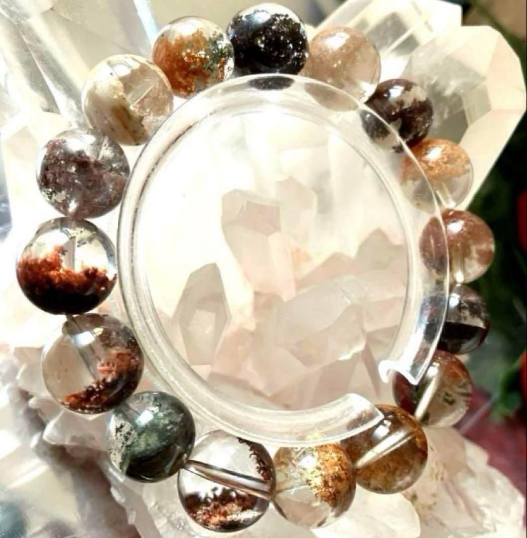 龍の棲む財運を象徴する 究極守護石 龍神龍宮庭園水晶 約12.9±0.9ミリ 龍の棲む財運を象徴する 究極守護石 龍神龍宮庭園水晶 約12.9±0.9ミリ