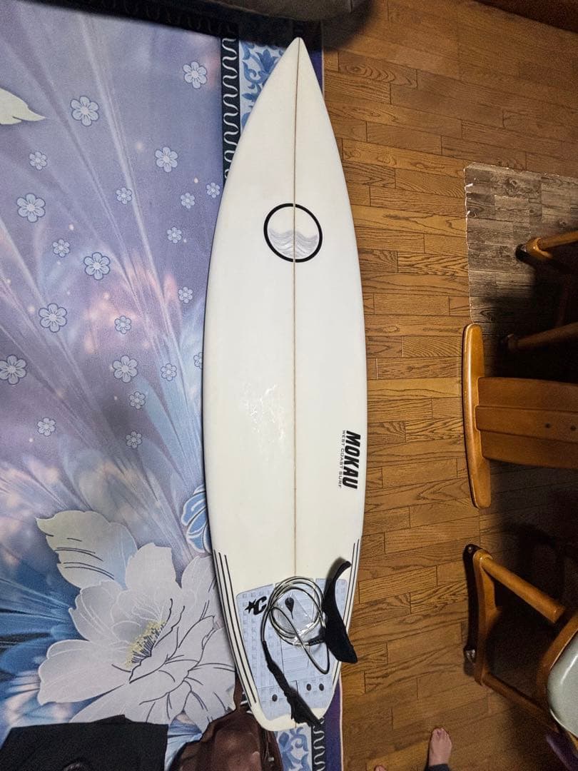 MOKULU サーフボード ホワイトやや傷や汚れあり