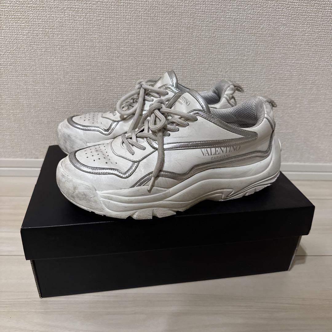 VALENTINO GUMBOY SNEAKERS 25cm ホワイト - メルカリ