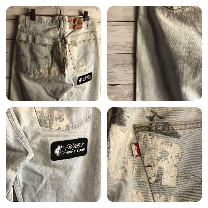人気本物保証 激レアデザイン◈USA製 ジーパン 32×34 lAUJN-m63761843055 LEVI’S デニムパンツ 好評超激得