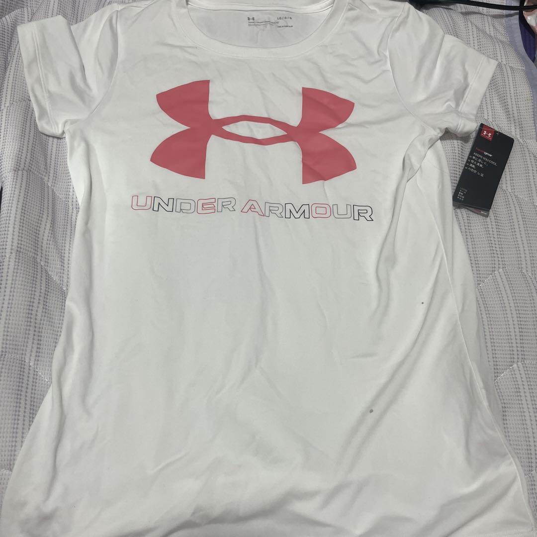 Under Armour ホワイト Tシャツ LG/GG - メルカリ