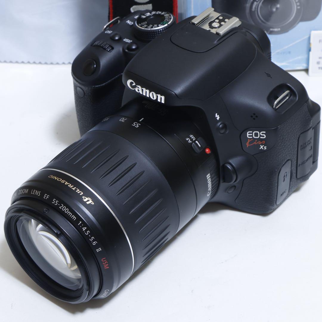 ★自撮り&動画&WiFi&超高機能機★ キャノン EOS Kiss X5IS♫ ☆自撮り&動画&WiFi&超高機能機☆ キャノン EOS Kiss X5IS♫