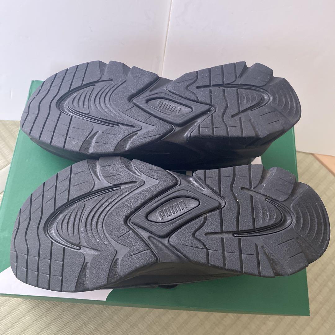 PUMA ブラック ローファー スリッポン 24cm