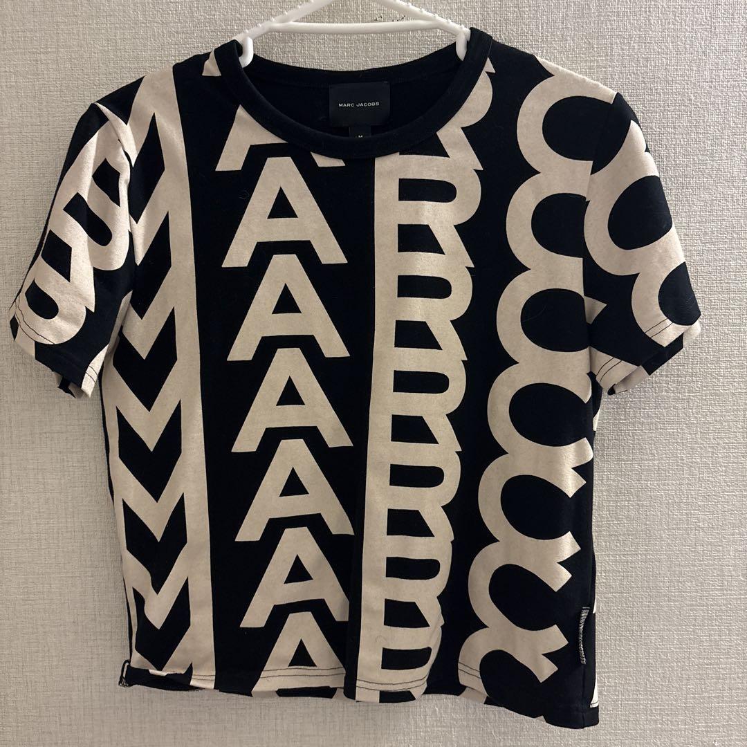 マークジェイコブス オーバーサイズ Tシャツ 刺繍センターロゴ