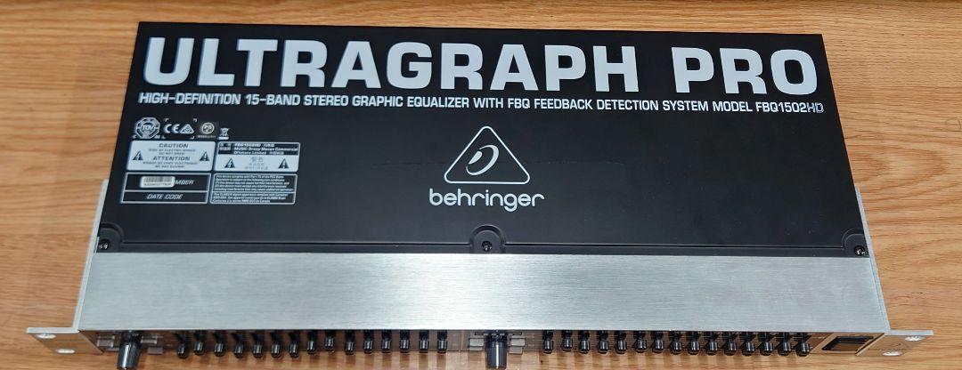 ■【取説・電源付】BEHRINGER　FBQ1502HDグラフィックイコライザー