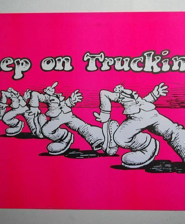 【希少】Keep on Truckin' 70's ブラックライト　ポスター