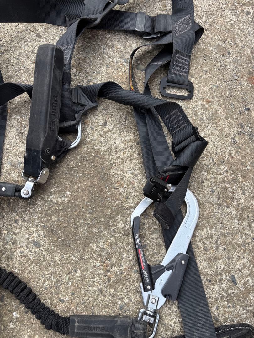 タジマ　フルハーネス　腰ベルト、胴当てセット