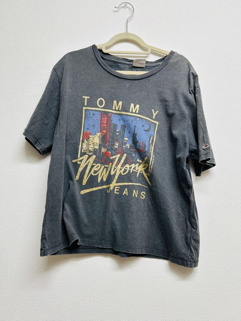 レディース TOMMY JEANS トミー トミージーンズ Tシャツ 半袖 Ｓ