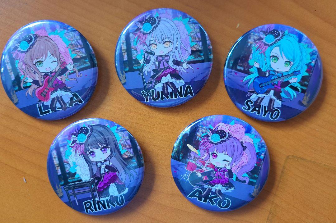 Roselia 缶バッジ 5人セット - メルカリ