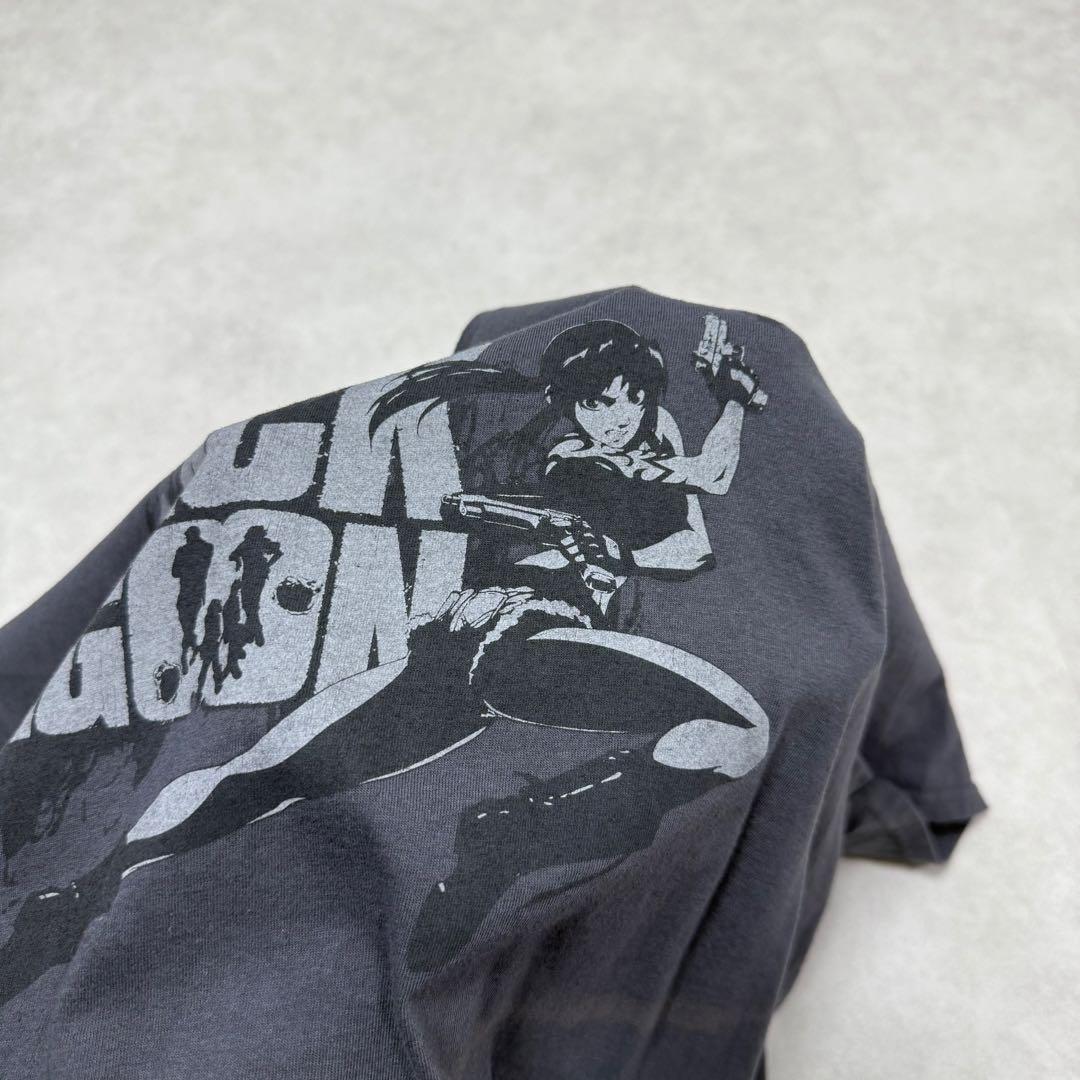 古着 ヴィンテージ ブラックラグーン 半袖 シャツ アニメ 漫画 グレー 灰色