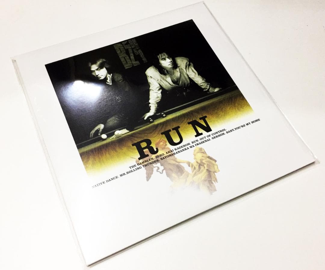 B z RUN アナログ LP レコード新品、♥