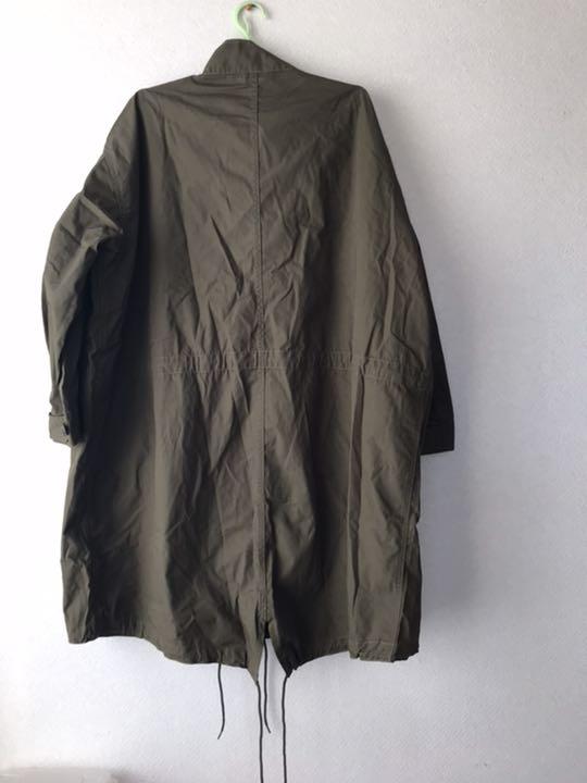 在庫超特価 未使用タグ付ARMY ノーカラーフィッシュテールコートジャーナル別注 1F3bD-m63768681676 TWILL 国産特価