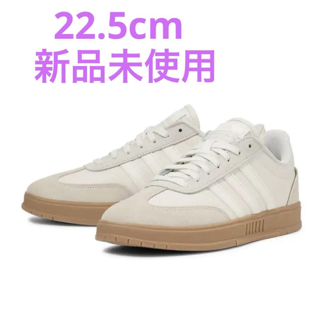 adidas ADIDAS GRADAS 春 靴 ベージュ オフホワイト