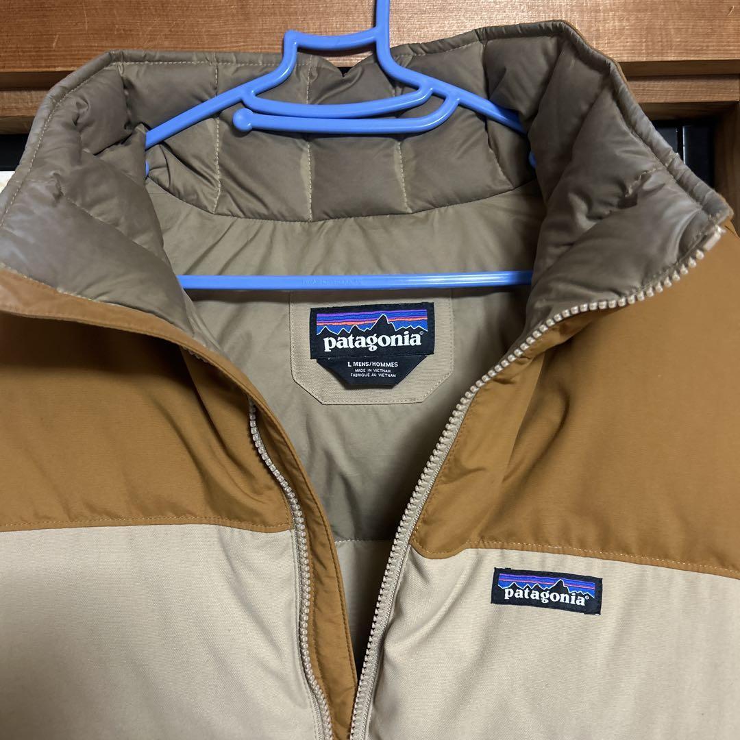 Patagoniaパタゴニア ビビーダウンジャケット サイズL ブラウンベージュ