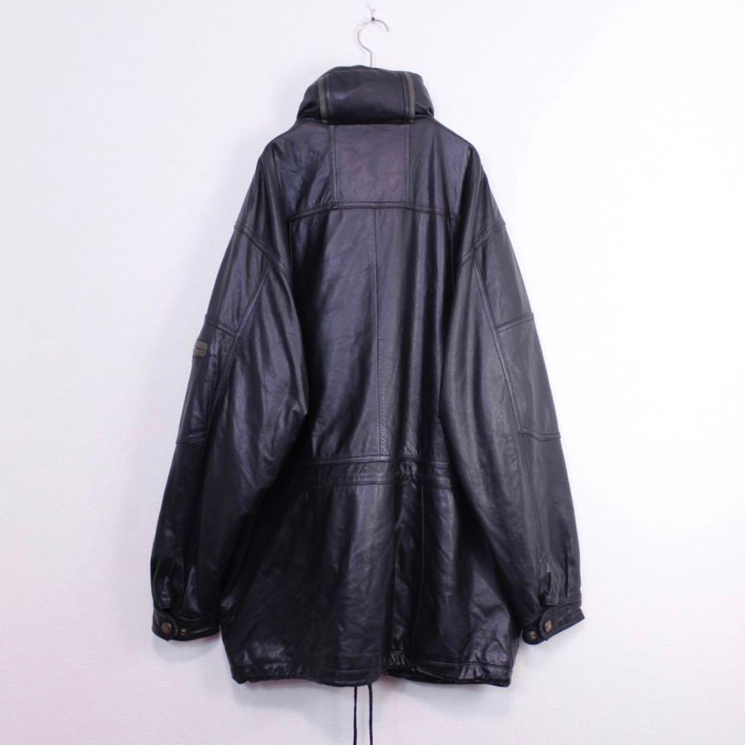 ジャケット・アウター Vnintage leather mods coat