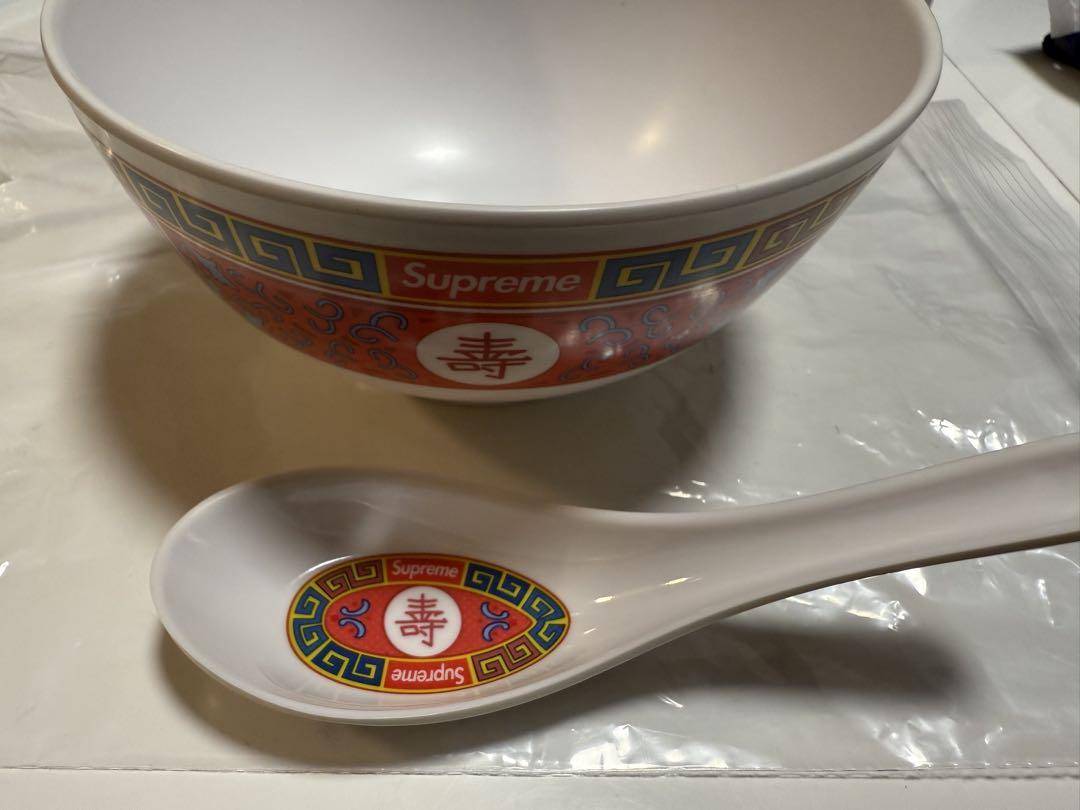 サ*ガ様 新品未使用 Supreme どんぶり レンゲ セット