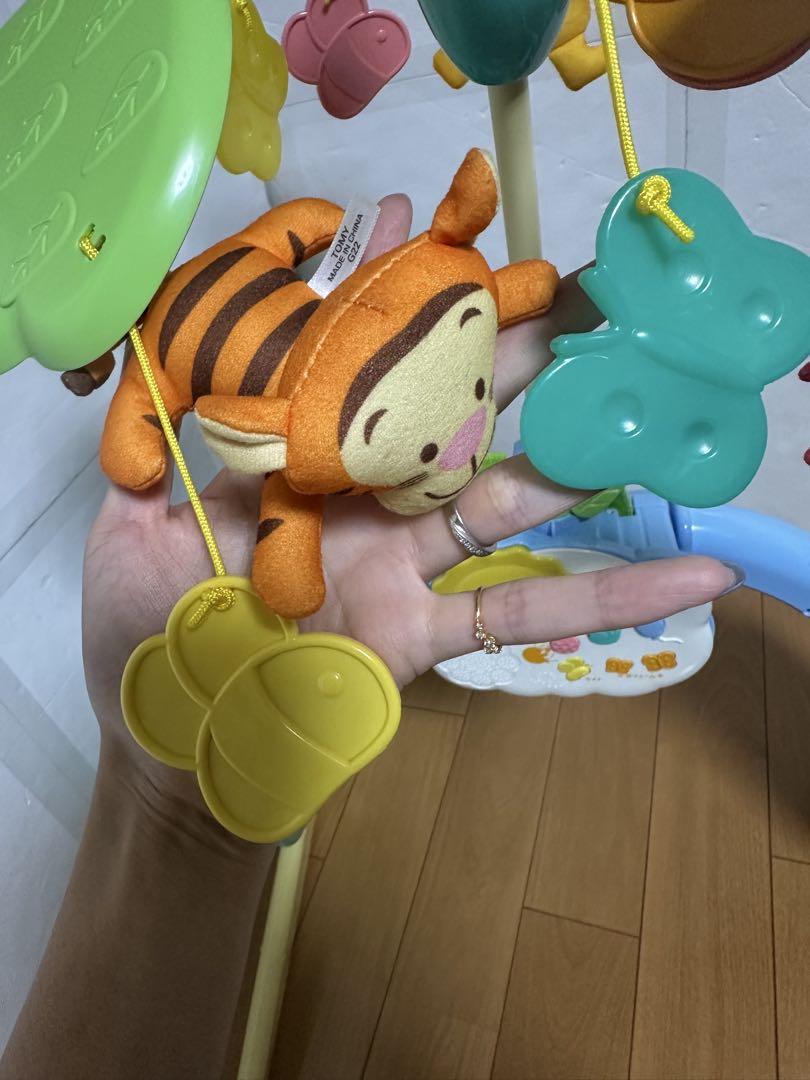 【送料無料】プーメリー くまのプーさん　えらべる回転6wayジムにへんしんメリー
