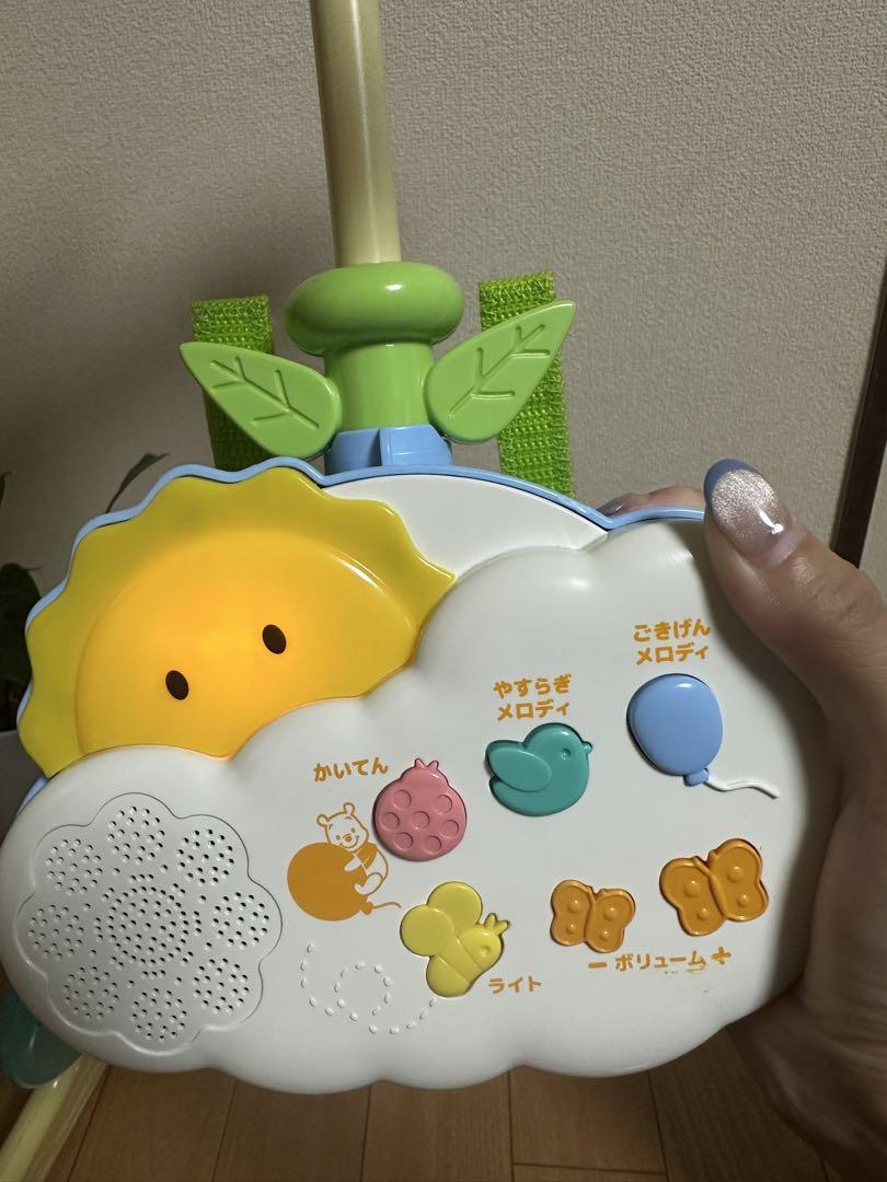 【送料無料】プーメリー くまのプーさん　えらべる回転6wayジムにへんしんメリー