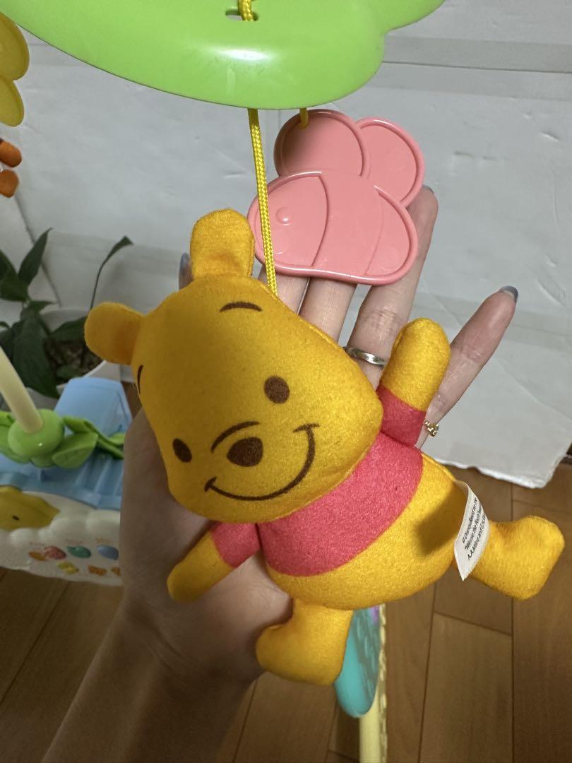 【送料無料】プーメリー くまのプーさん　えらべる回転6wayジムにへんしんメリー