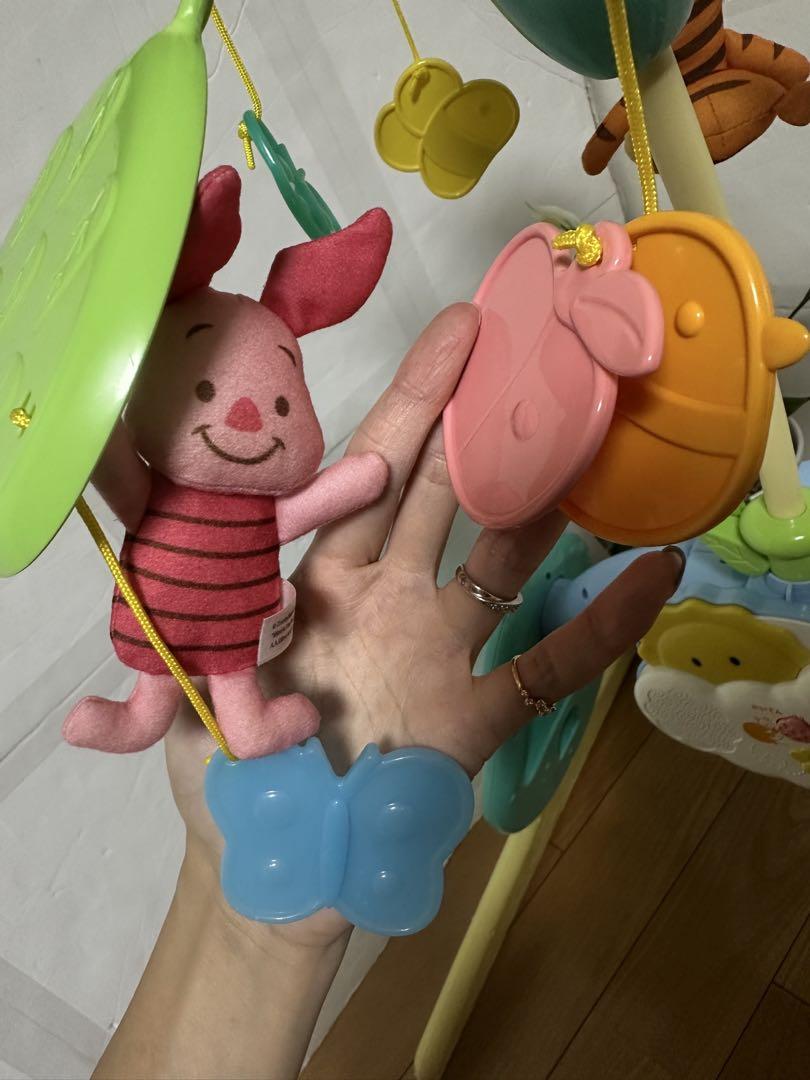 【送料無料】プーメリー くまのプーさん　えらべる回転6wayジムにへんしんメリー
