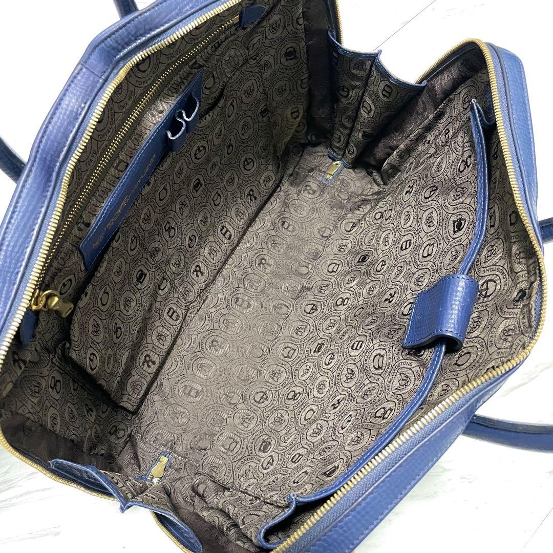 美品 オールレザー⭐️トフアンドロードストーン 2way アタッシュ ブルー A4