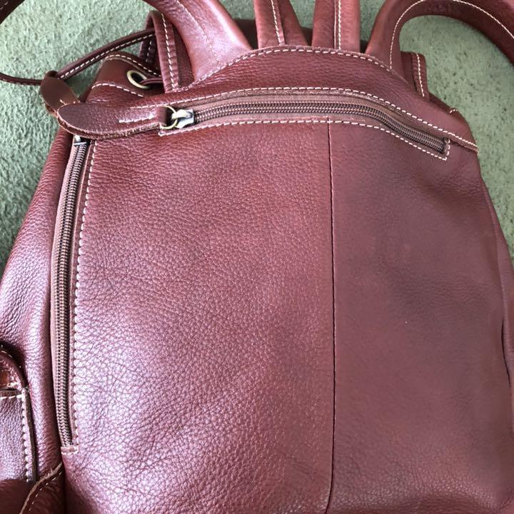 HOTセール Qian 本革 ブラウン dfvTb-m63781768356 Pi Jiangのレザーリュック 新品定番人気
