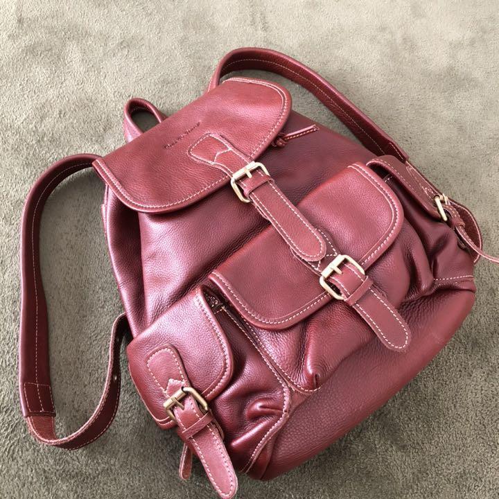 HOTセール Qian 本革 ブラウン dfvTb-m63781768356 Pi Jiangのレザーリュック 新品定番人気