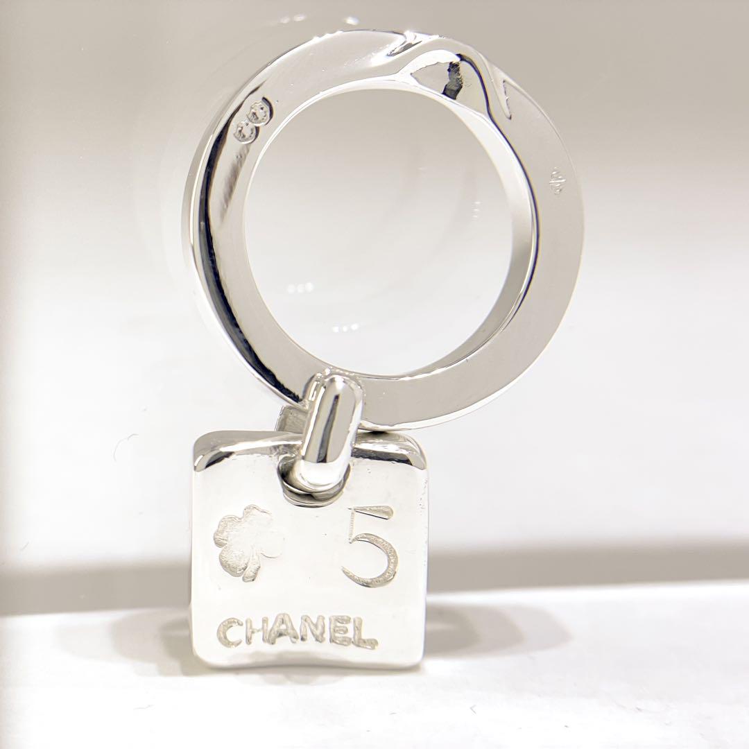 ⚪︎CHANEL シャネル カメリア プレート ペンダントトップ リング 925