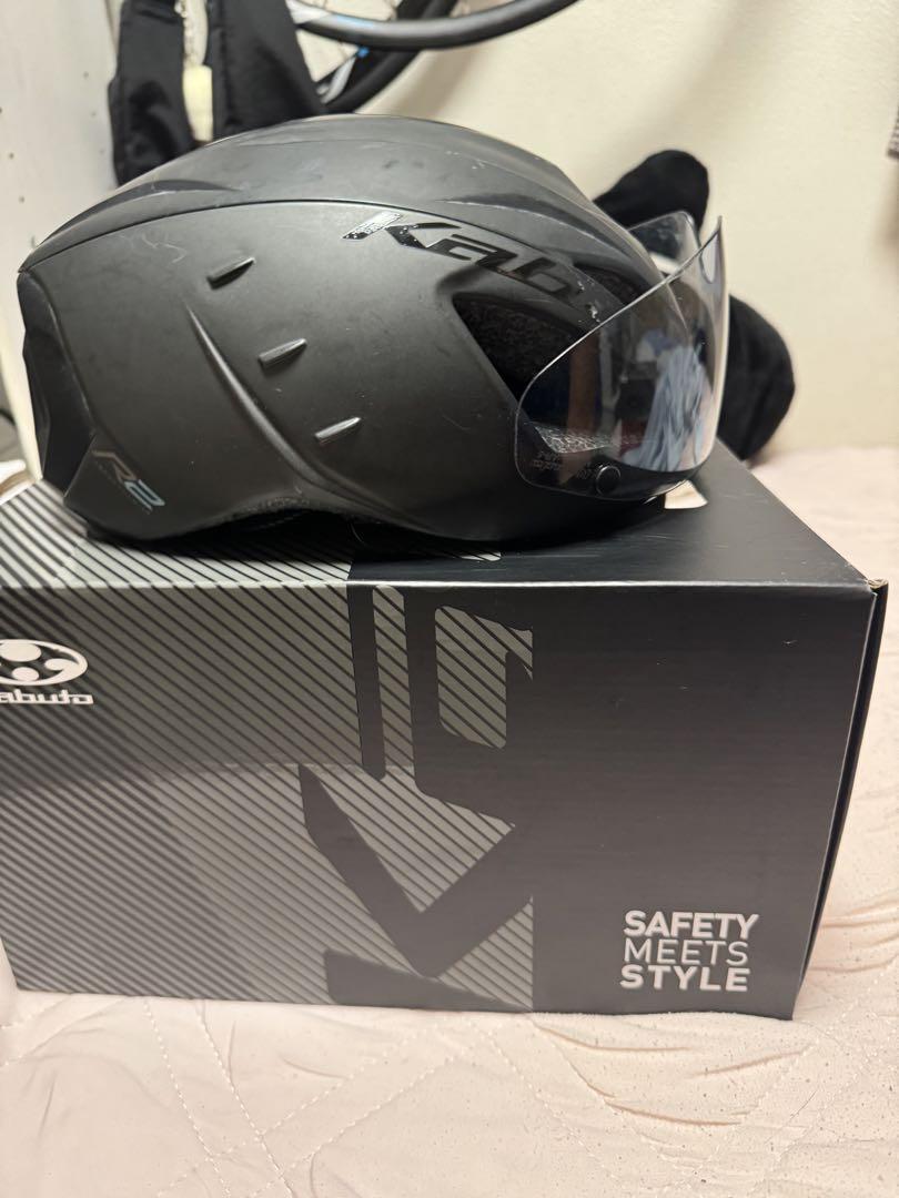 IH570 カブト Kabuto AERO R2 ヘルメット 黒 正式 S/M ※令和5年3