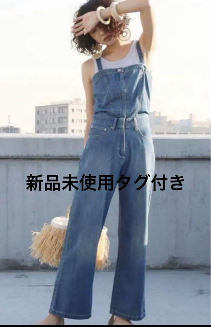 ungrid レースアップ　サロペット