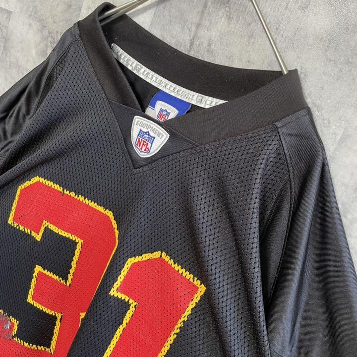 Reebok リーボック NFL ゲームシャツ ナイロンシャツ 七分袖 XL - メルカリ
