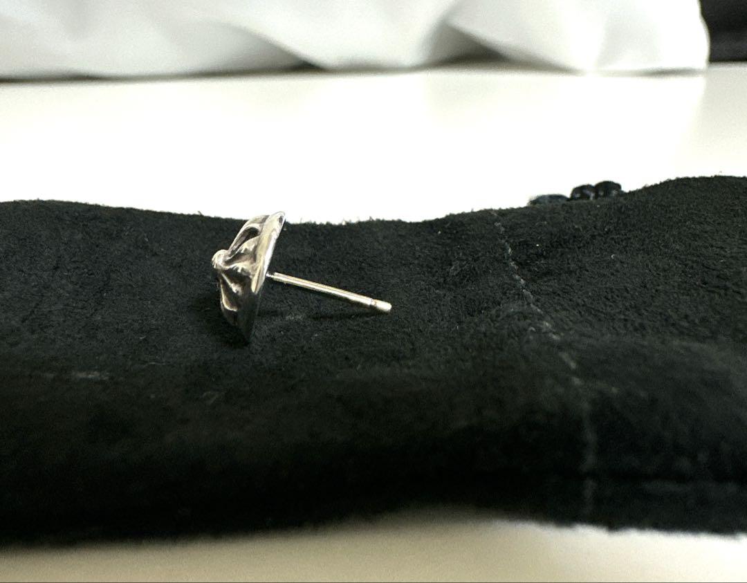 CHROME HEARTS STUD BALL ピアス Cross Ball Stud Sterling Silver Jelwelry - Chrome World JP