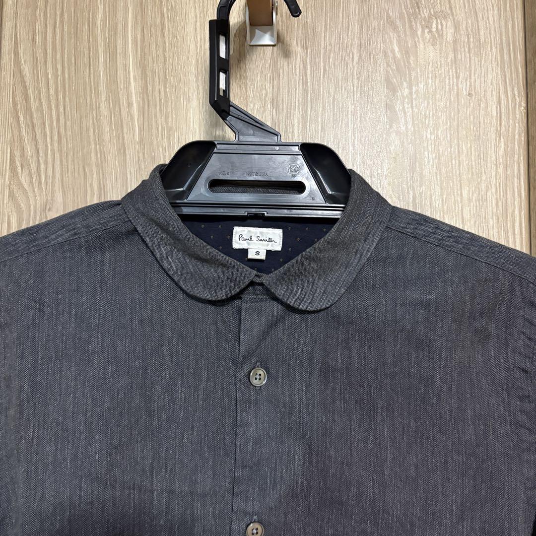 paul smith ストライプ 半袖シャツ Lサイズ