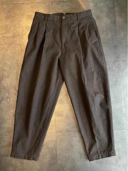 YOKO SAKAMOTO WORK TAPERED TROUSERS 22AW