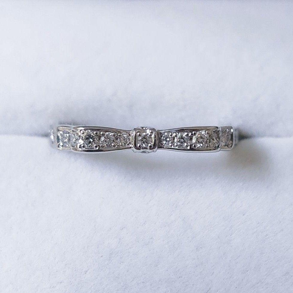 ヴァンドーム青山 ダイヤモンド リュバン リング Pt950 0.20ct