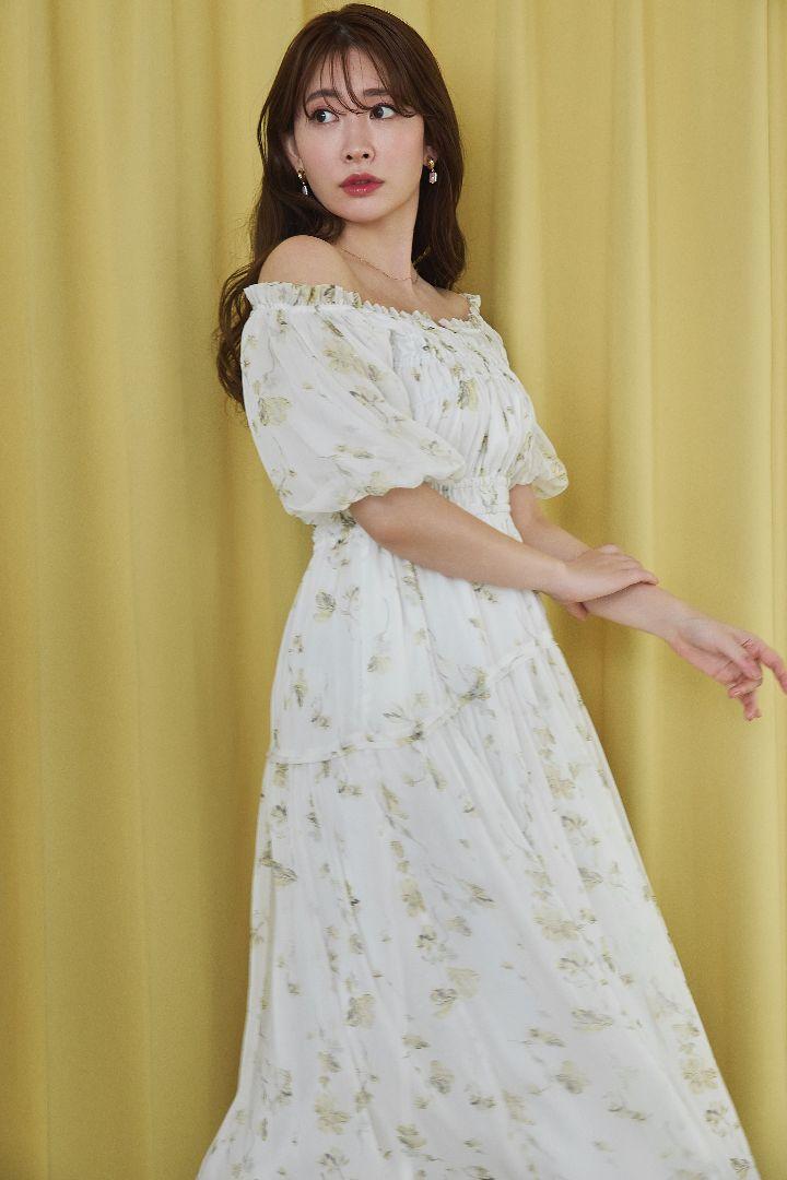 完売 herlipto Belle Jardin Chiffon Dress M