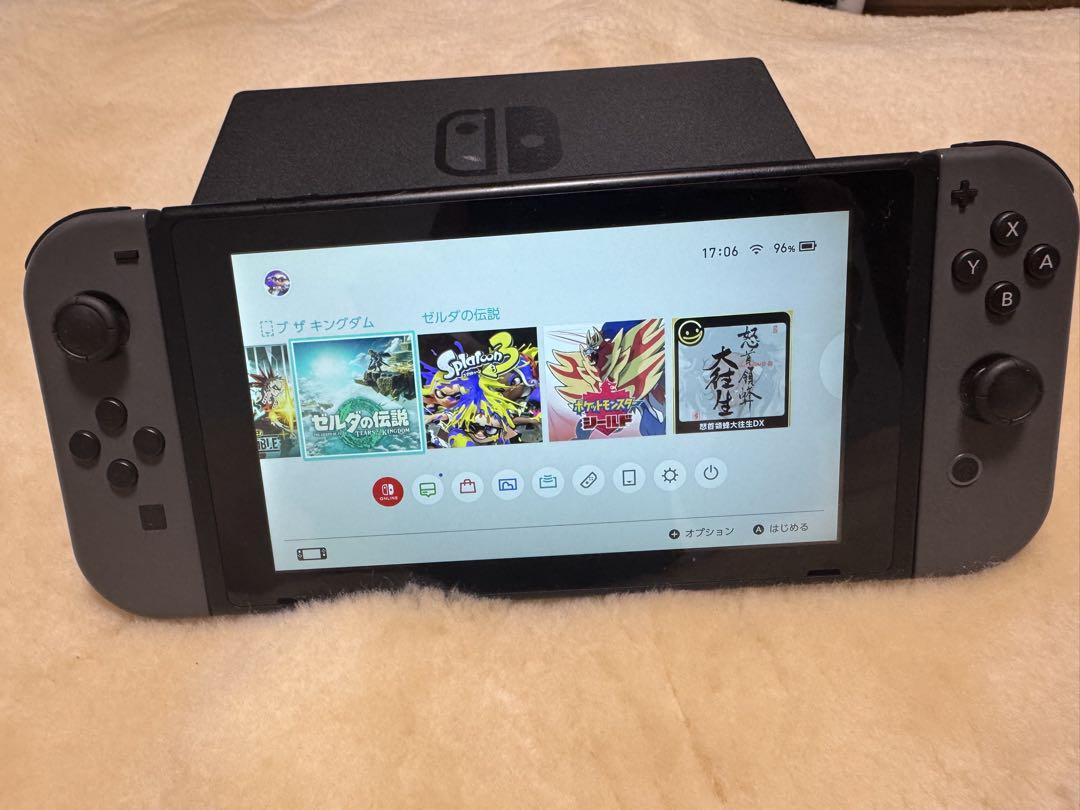 ニンテンドースイッチ switch 本体 グレー 256GB　SDカード付 Nintendo Switch 本体 グレー SDカード付(256GB) - メルカリ