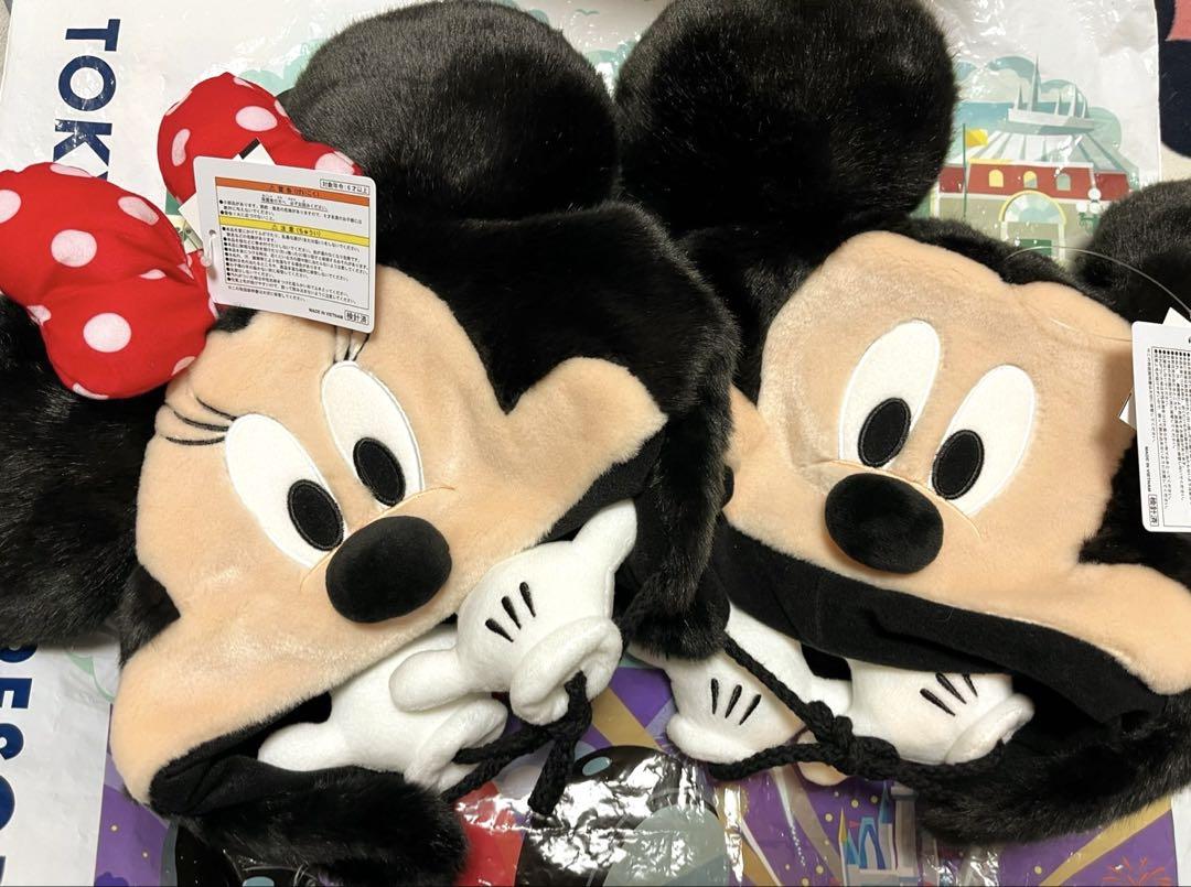 【新品タグ付】ファンキャップ 2個＊ミッキー ミニー＊キャップ＊ディズニー