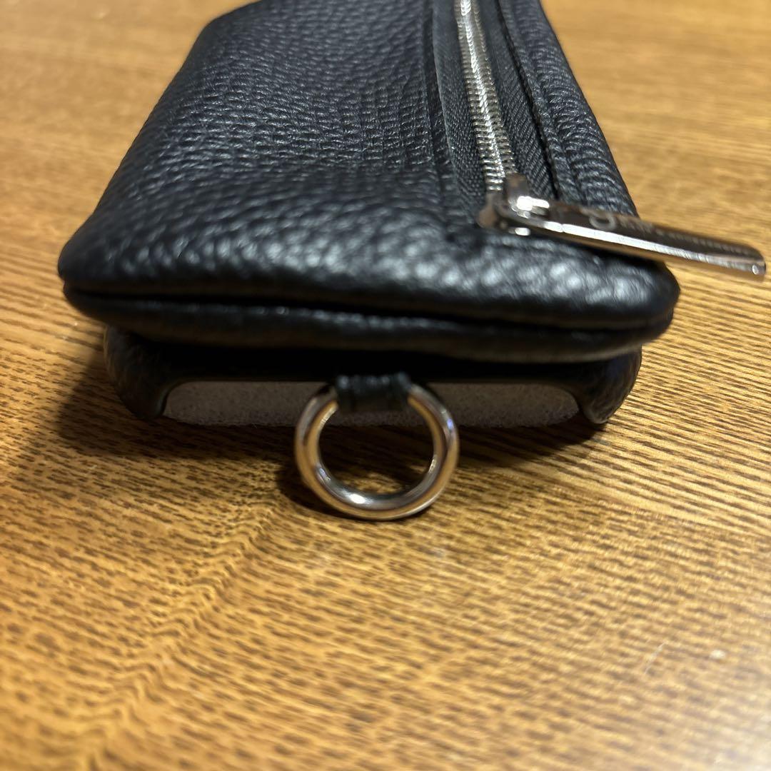 エジュー　iPhone12miniケース　ブラック　ajew