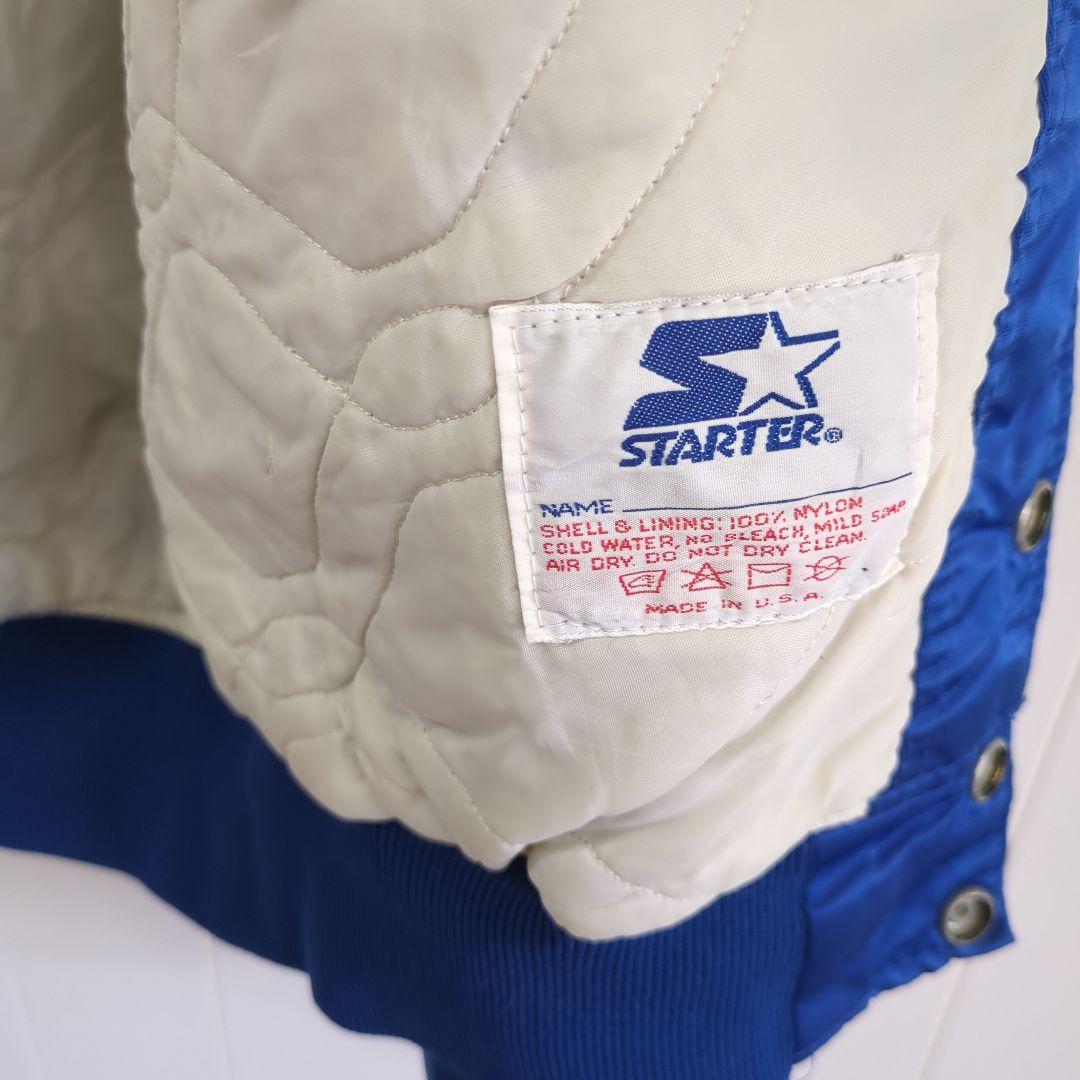 ジャケット・アウター VTG STARTER MLB S jacket L blue