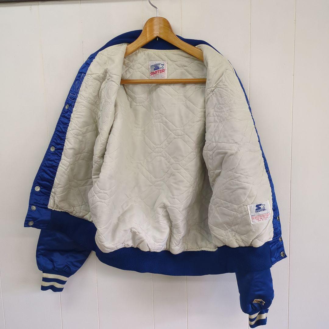 ジャケット・アウター VTG STARTER MLB S jacket L blue