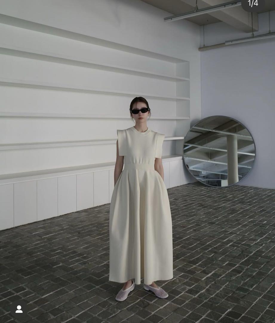 人気商品ランキング CLANE 横浜限定 SQUARE ONEPIECE KNIT SELEEVE ワンピース